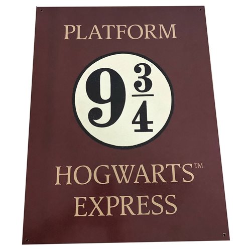 Harry Potter Platform 9 3/4 Tin Sign
