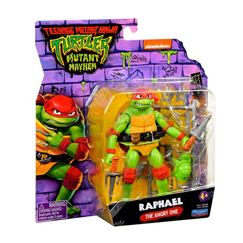 Teenage Mutant Ninja Turtles: Mutant Mayhem Movie Turtles Raphael Basic Figure