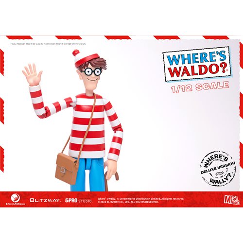 Where's Waldo? Waldo Megahero Series Deluxe 1:12 Scale Action Figure