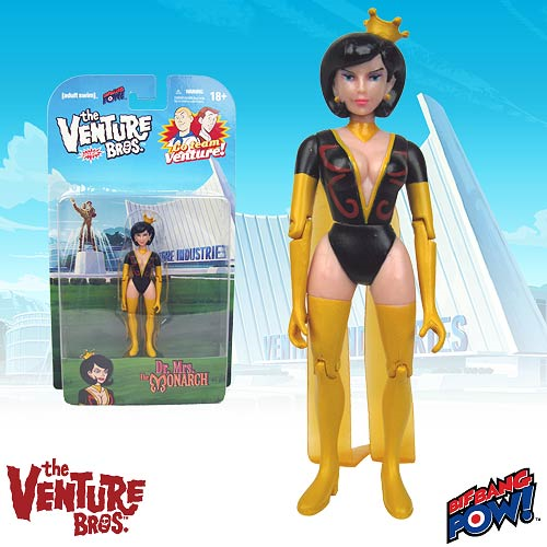 The Venture Bros. Dr. Mrs. The Monarch 3 3/4-Inch Action Figure