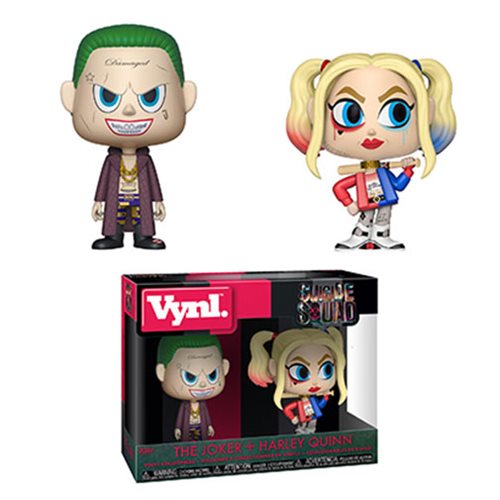 Suicide Squad Joker and Harley Quinn Vynl. Figure 2-Pack