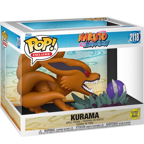 Naruto: Shippuden Kurama Glow-in-the-Dark Deluxe Funko Pop! Vinyl Figure