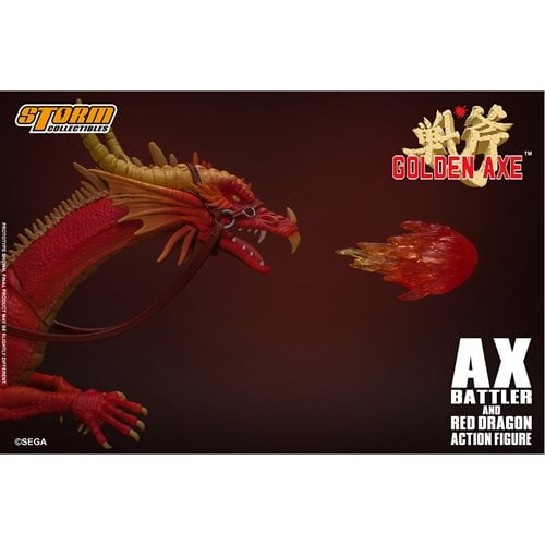 Golden Axe Ax Battler and Red Dragon 1:12 Scale Action Figure