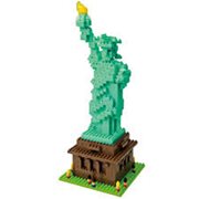 World Famous Buildings Statue of Liberty Nanoblock Sight to See Constructible Figure