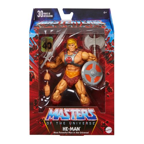 Masters of the Universe Masterverse He-Man 40th Anniversary Action Figure