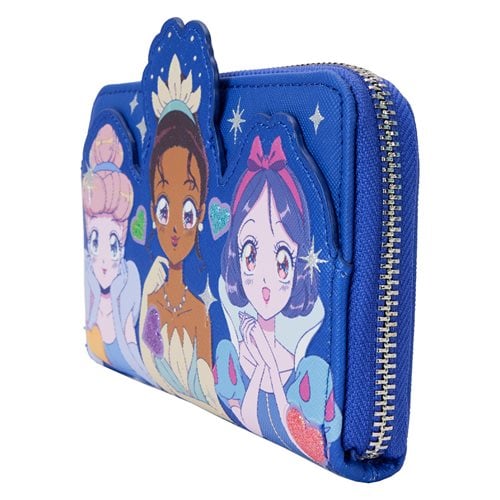 Disney Princess Manga Style Zip-Around Wallet