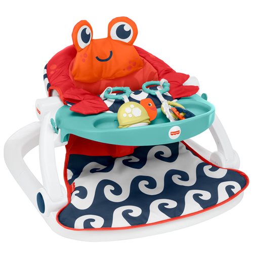 Fisher-Price Sit-Me-Up Crab Floor Seat with Tray