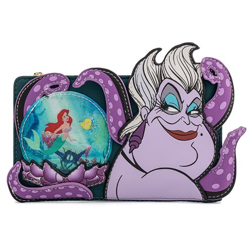 The Little Mermaid Ursula Crystal Ball Flap Wallet