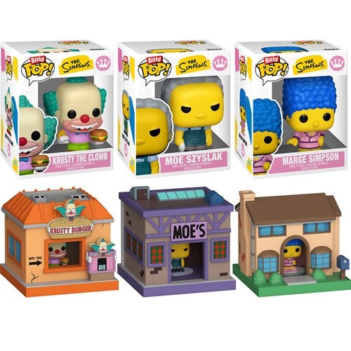 The Simpsons Springfield Funko Bitty Pop! Town 3-Pack - Specialty