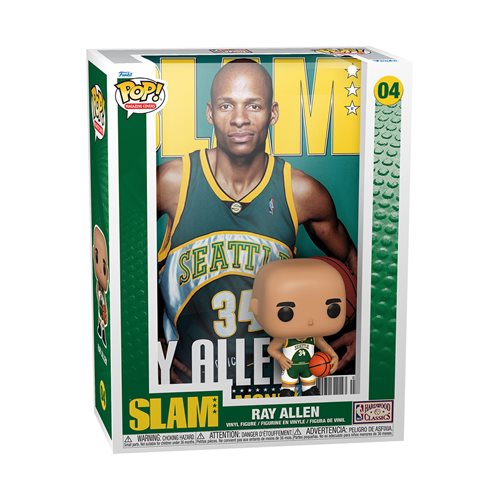 NBA SLAM Ray Allen Pop! Cover Figure with Case