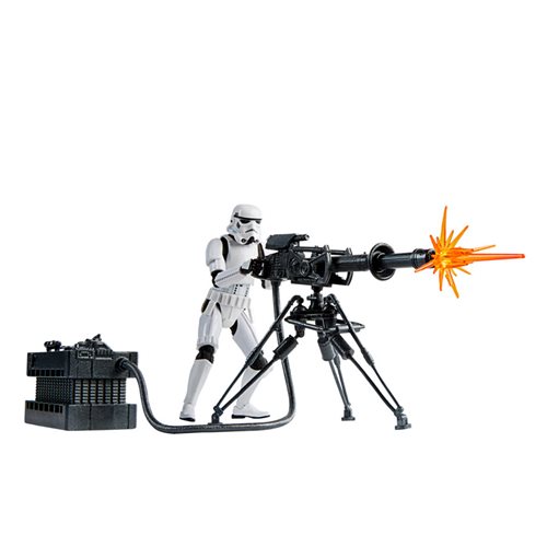 Star Wars The Vintage Collection Deluxe Imperial Stormtrooper and E-Web Cannon 3 3/4-Inch Action Fig