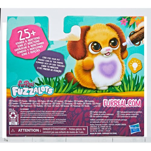 FurReal Fuzzalots Puppy Color-Change Interactive Feeding Toy