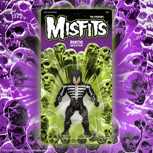 Misfits Vintage Skeleton Shirt Danzig Vintage Action Figure