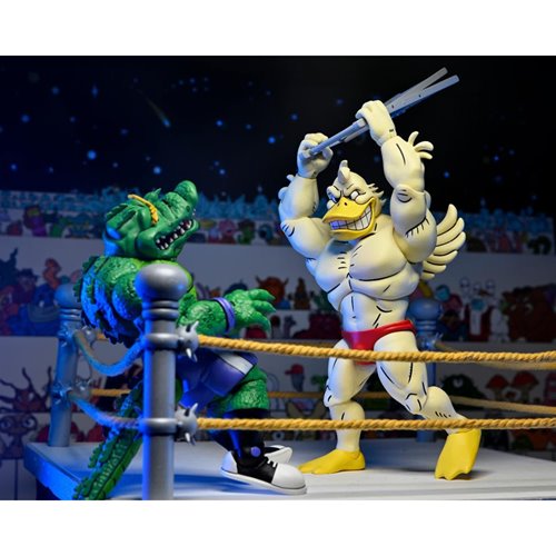 Teenage Mutant Ninja Turtles Adventures Archie Comics Stump Wrestling Ace Duck 7-Inch Scale Action F