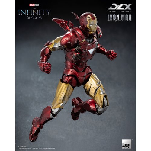 Marvel Studios: The Infinity Saga Iron Man Mark 6 Battle Damaged DLX Action Figure