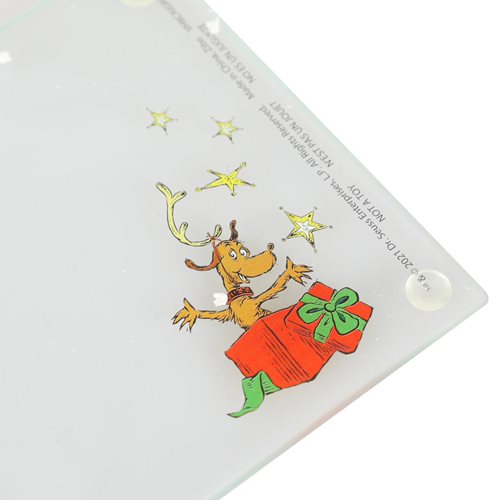 Dr. Seuss The Grinch Stacking Glass Coaster Set
