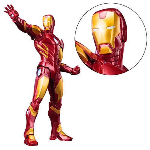 Marvel Comics Avengers Now Iron Man Red Variant ArtFX+ Statue