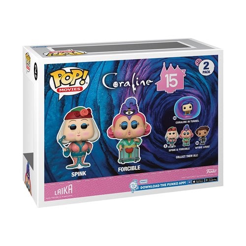 Coraline 15th Anniversary Spink and Forcible Funko Pop! Vinyl Figure 2-Pack