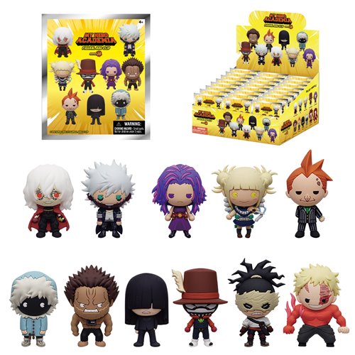 My Hero Academia Series 10 3D Foam Bag Clip Random 6-Pack