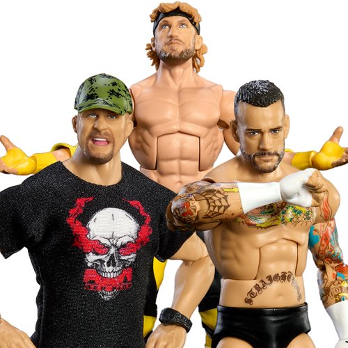 WWE Netflix Elite Collection Top Picks 2025 Wave 2 Action Figure Case of 5