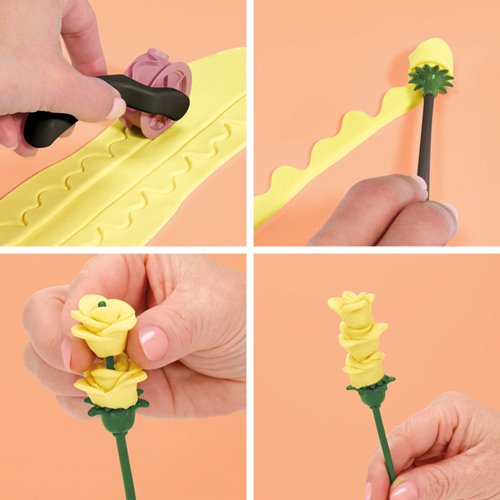 Blooms by Play-Doh Rosy Petite Flower Bouquet Making Kit