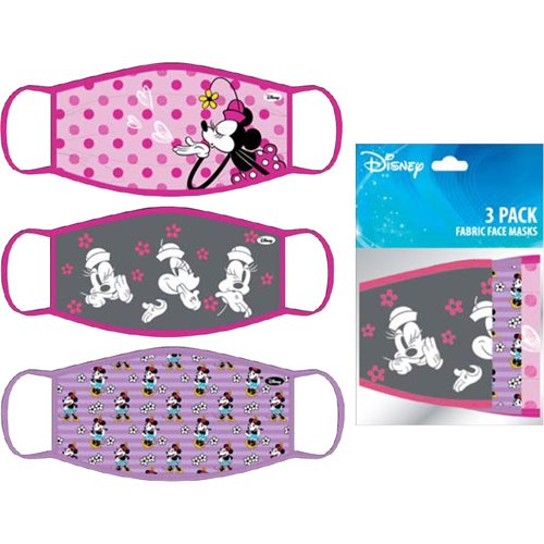 Minnie Mouse Child's 3-Pack Face Masks