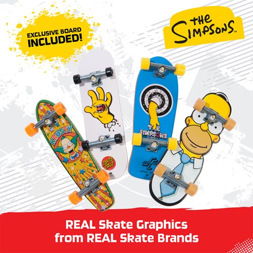 Tech Deck 96MM The Simpsons Fingerboard 4-Pack