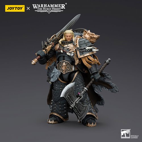 Joy Toy Warhammer The Horus Heresy Space Wolves Leman Russ Primarch of the VIth Legion 1:18 Scale Ac