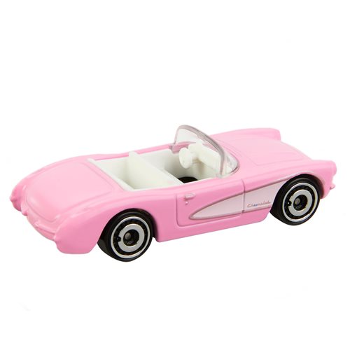 Barbie The Movie Hot Wheels Corvette 1:64 Scale Die-Cast Metal Vehicle