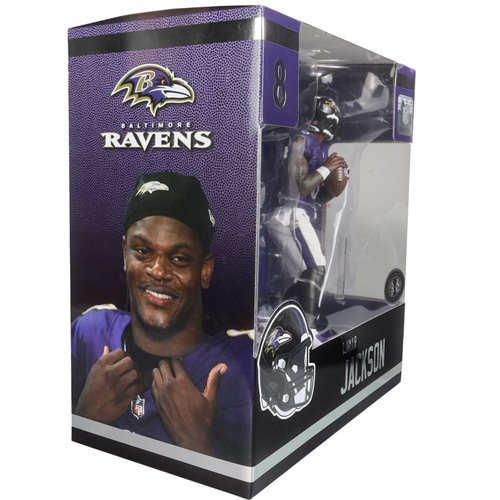 NFL SportsPicks 2024 Wave 2 Baltimore Ravens Lamar Jackson 7-Inch Scale Posed Figure