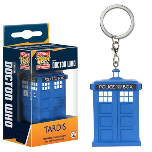 Doctor Who TARDIS Pocket Pop! Key Chain