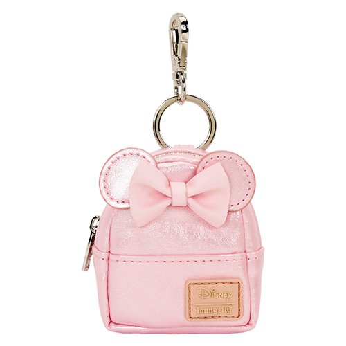 Minnie Mouse Glitter Mystery Mini-Backpack Keychain Charm Case of 15