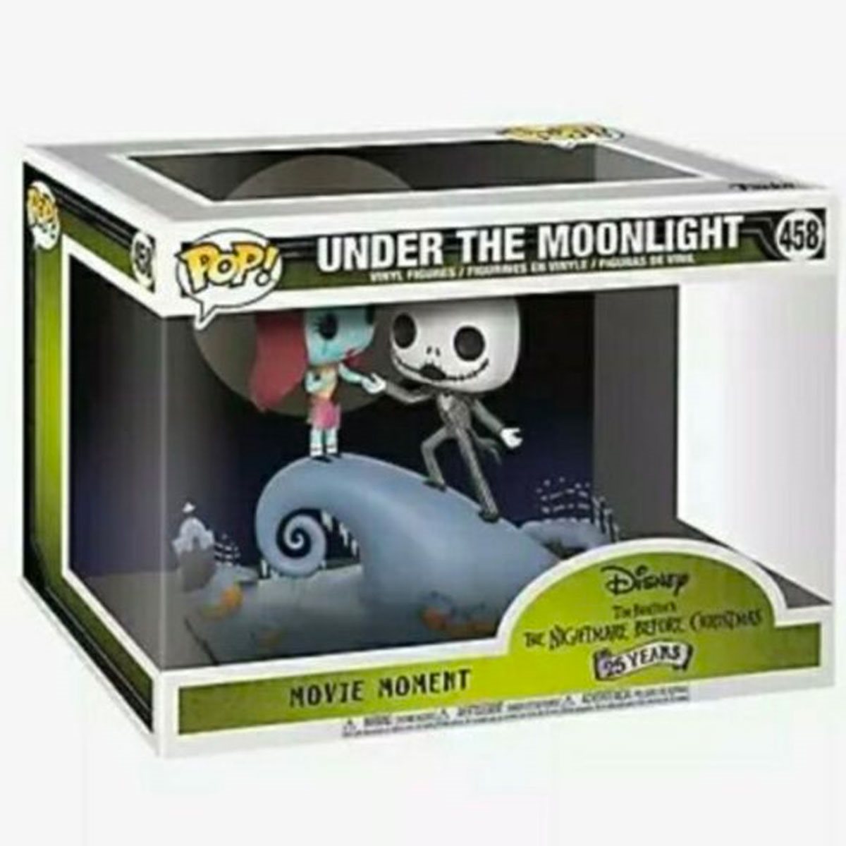 Nightmare Before Christmas Jack and Sally On The Hill Collectible Figure for sale online Movie Moment Funko POP 