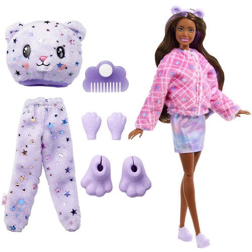 Barbie Cutie Reveal Teddy Bear Doll