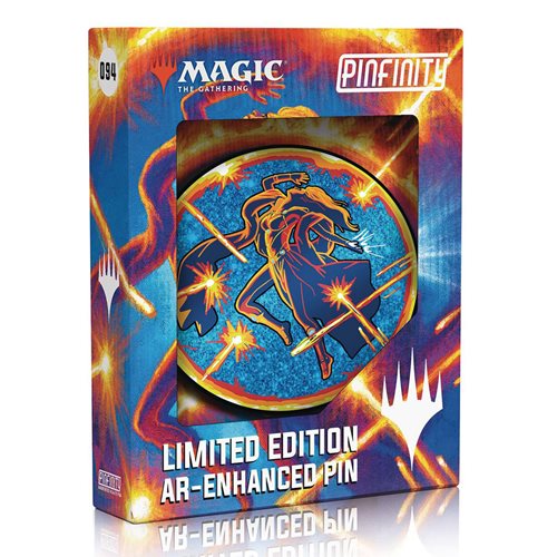 Magic: The Gathering Force of Negation Glitter Variant Spell Augmented Reality Pin