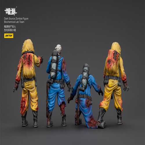 Joy Toy Dark Source Zombie Biochemical Lab 1:25 Scale Action Figure 4-Pack