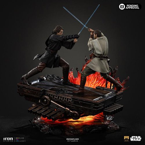 Star Wars: Revenge of the Sith Anakin vs. Obi-Wan Deluxe 1:10 Art Scale Limited Edition Statue