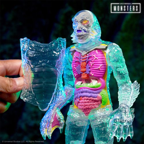 Universal Monsters Creature from the Black Lagoon Clear Super Cyborg Vinyl Figure