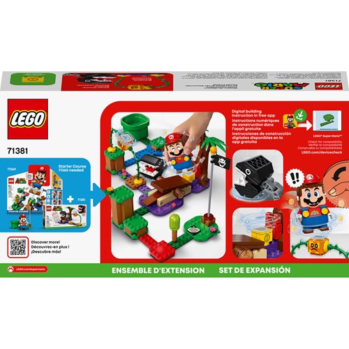 LEGO 71381 Super Mario Chain Chomp Jungle Encounter Expansion Set
