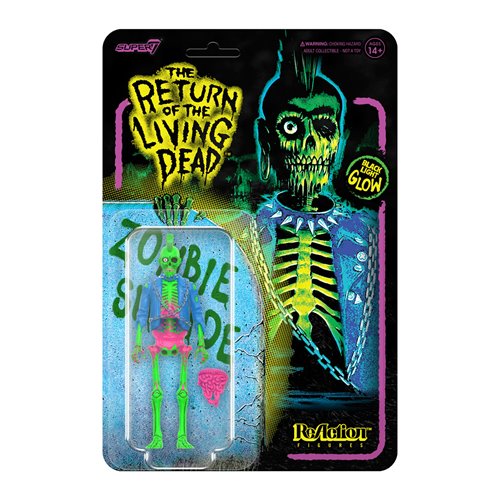 Return of the Living Dead Male Poster Zombie (Blacklight) 3 3/4