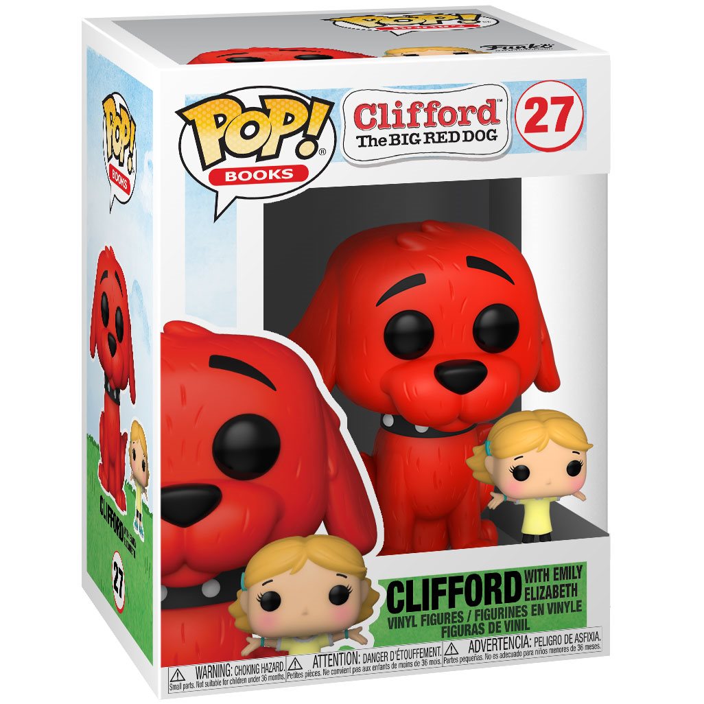 The Big Red Dog Clifford Hot Topic Flocked  #28 Funko Pop