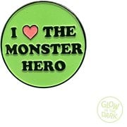 Toxic Avenger I Heart the Monster Hero Round Enamel Pin