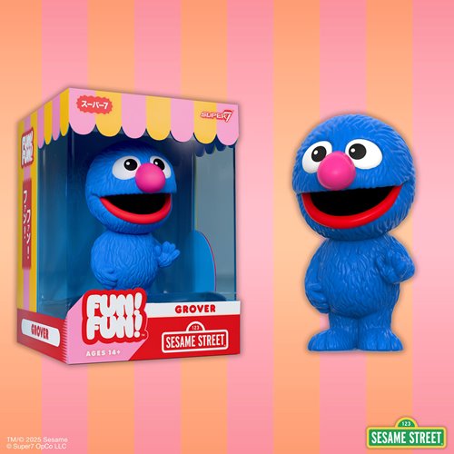 Sesame Street Grover FUN! FUN! Vinyl Figure