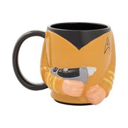 Star Trek Captain Kirk 18 oz. Sculpted Ceramic Mug