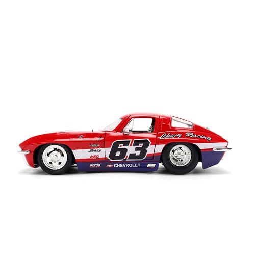 Bigtime Muscle 1963 Chevrolet Corvette Stingray 1:24 Scale Die-Cast Metal Vehicle