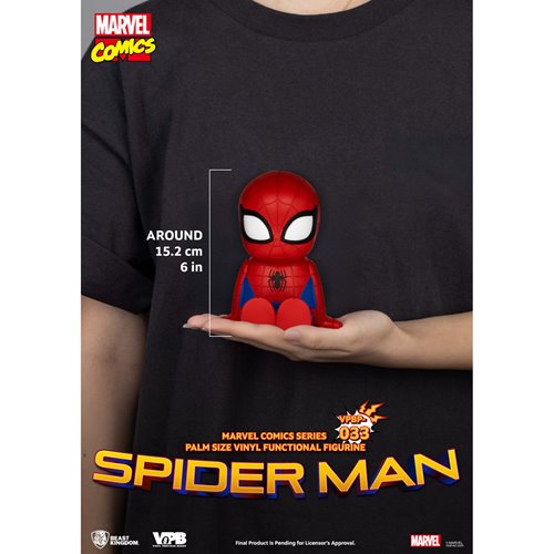 Marvel Comics Spider-Man VPBP-033 Palm Size Vinyl Functional Piggy Bank