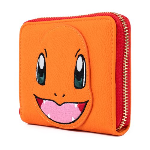 Pokemon Charmander Head Zip-Around Wallet