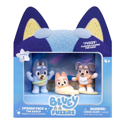 Bluey Fuzzies Series 14 Episode Mini-Figure Display Pack Case of 12