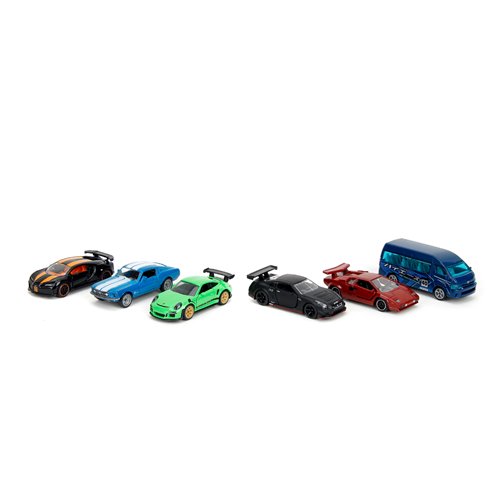 Majorette Deluxe Cars GTIN RFID 1:64 Scale Die-Cast Metal Vehicle Case of 6