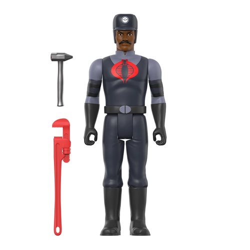 G.I. Joe Cobra Snakeling Factory Worker Mustache (Brown) 3 3/4-Inch ReAction Figure